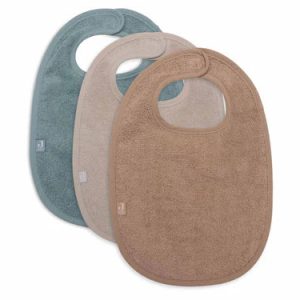 Bavoir éponge #Sea Green/Nougat/Biscuit