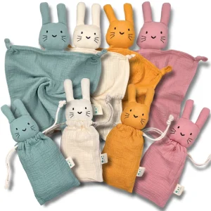 Doudou Lapin Plat : Douceur et Réconfort pour Bébé