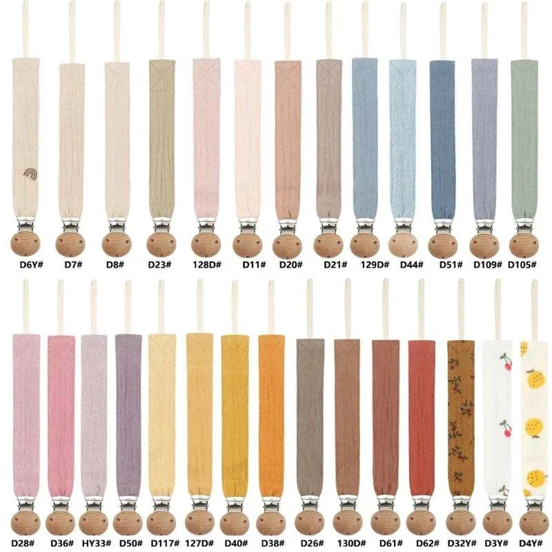Attaches tétines - gaze de coton