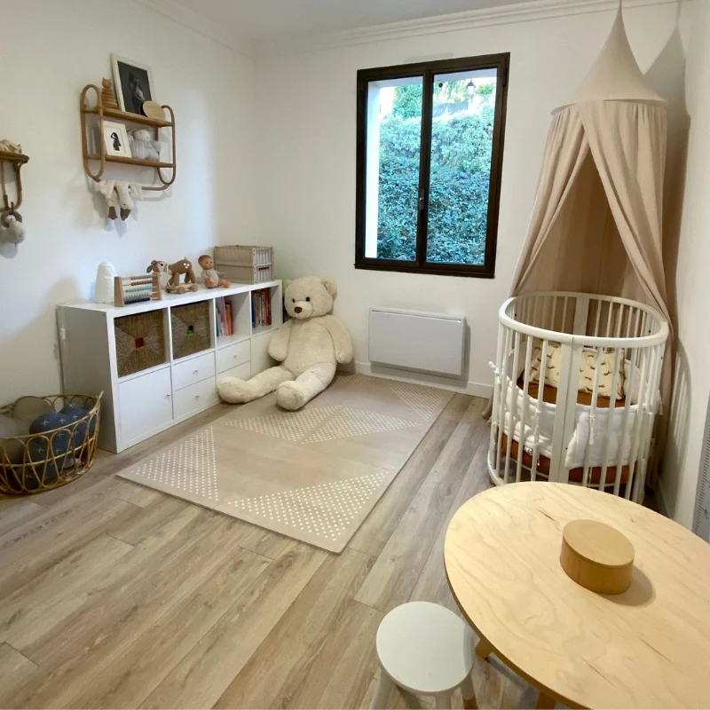 Ciel de lit enfant en double gaze de coton – Image 3