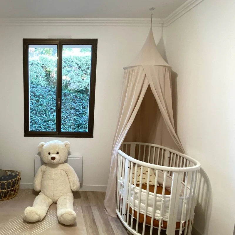 Ciel de lit enfant en double gaze de coton – Image 4