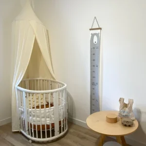 Ciel de lit enfant en double gaze de coton